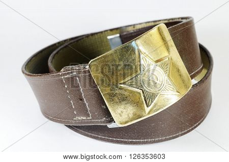 Army belt.Previously these belts worn by soldiers of the Soviet army.