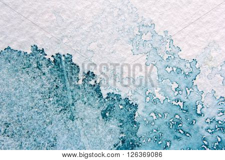 Super Macro Blue Watercolor Textures 12