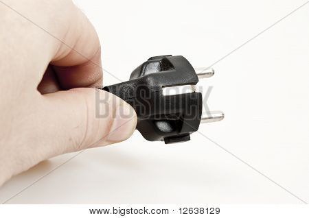 Sort kabel Jack