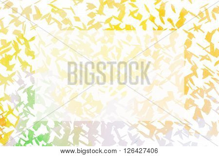Hand Painted Frame - Abstract Background - Text Space