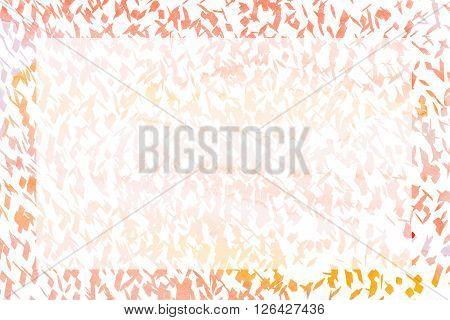 Hand Painted Frame - Abstract Background - Text Space