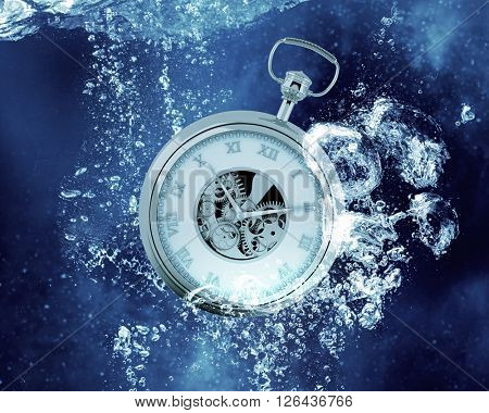 Pocket Watch in water