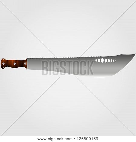 Vector Illustration machete. Vector realistic illustration eps10.