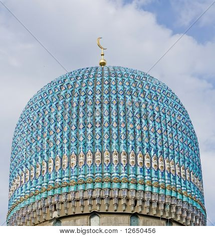 Moskén färgglada Dome