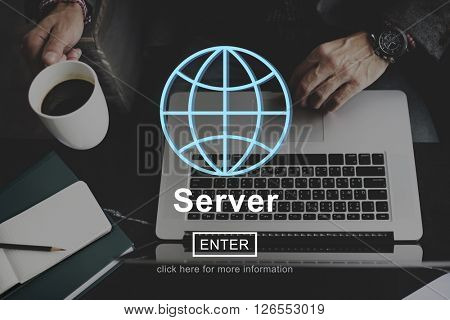 Server Network Computer Database Technology Concept