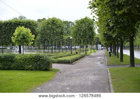August, 2015  - Tallinn, Estonia. Kadriorg  Palace in Tallinn is the Baroque palace of Catherine I of Russia.