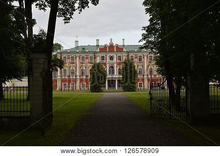Kadriorg Catherins Park In Tallinn Estonia.