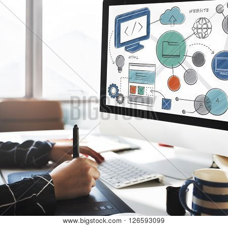 Web Design Development Style Ideas Website Concept