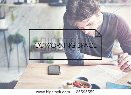 Co-working Space Place of Work Office Concept