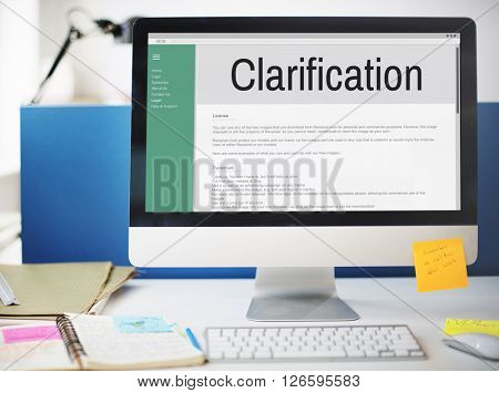 Clarification Determination Explanation Question Concept