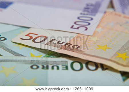 A lot of euro, large sum of money