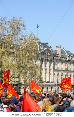 April Protest Against Labour Reforms In France