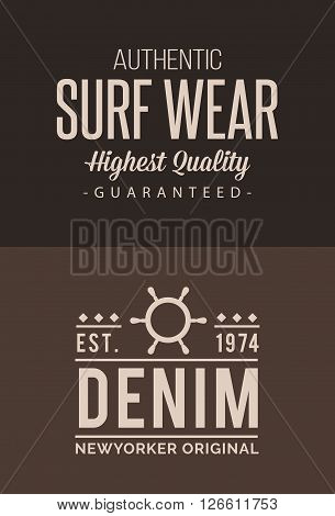 Vector Graphics and typography t-shirt design for apparel