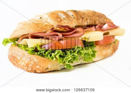 Close Up To Sandwich