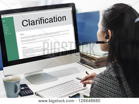Clarification Determination Explanation Question Concept