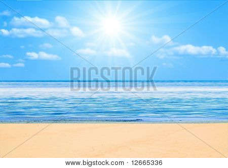beach sun