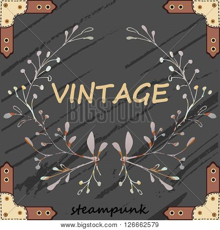 Vintage Background For A Postcard. Vector Illustration.