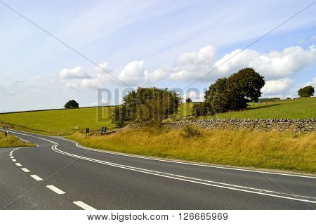 Peak District National Park in Derbyshire England UK