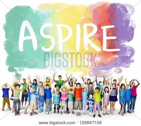 Ambition AIm Aspire Goals Motivation Aspirations Concept