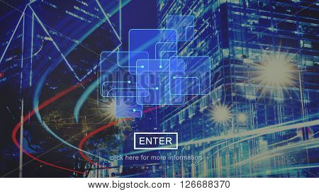 Data Big Data Connection Technology Storage Concept