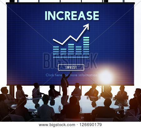 Increase Enlarge Expand Extend Growth Rise Concept