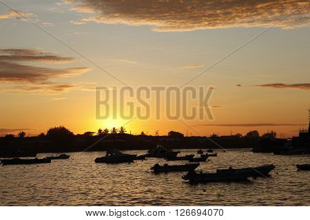 Arriving at Port Baquerizo Moreno on Isla San Cristobal Galapagos