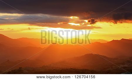sunset in Tinambung mountain, west sulawesi Indonesia
** Note: Soft Focus at 100%, best at smaller sizes
