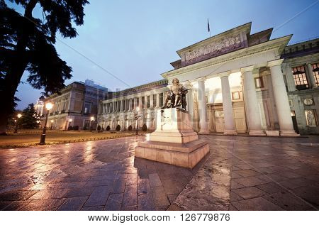 west access in the Prado Museum, Madrid, Spain