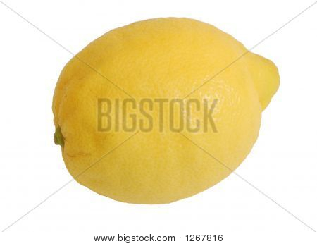 Cytryna na białym tle
