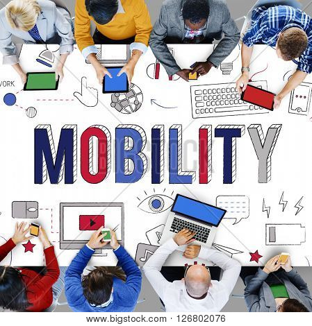Mobility Global Communication Digital Connection Concept