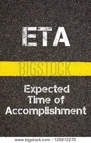 Business Acronym Eta Expected Time Of Accomplishment