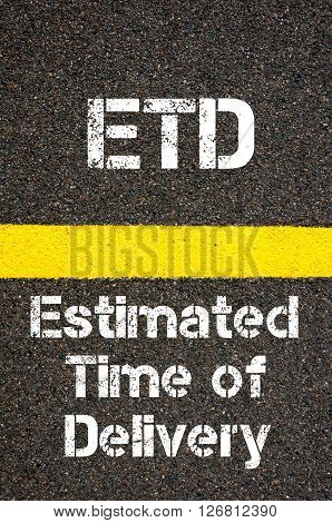 Business Acronym Etd Estimated Time Of Delivery