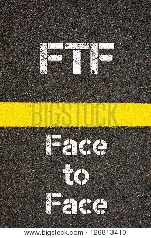 Business Acronym Ftf Face To Face