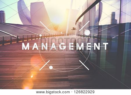 Management Organization Managing Strategy Process Concept