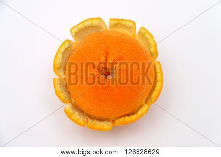 good juicy orange peel cut out in a circle and stripes on a white background
** Note: Soft Focus at 100%, best at smaller sizes