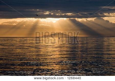 Sunrise Over Biwa