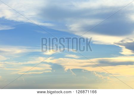 blue sky cloudsBlue sky with clouds .