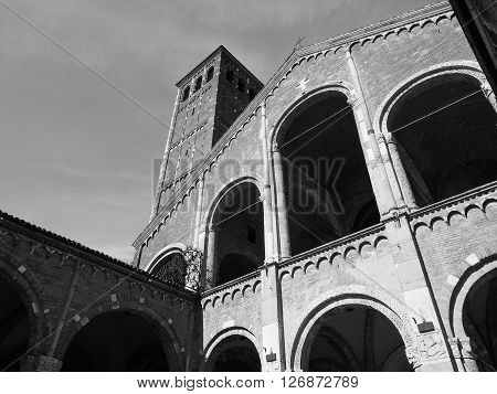 Sant Ambrogio Church In Milan