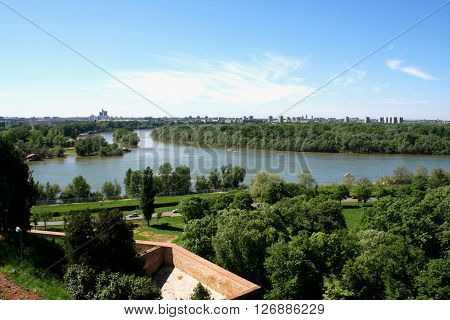 Confluence of the river Sava in Belgrade with the beautiful view on the Kalemegdan
** Note: Soft Focus at 100%, best at smaller sizes