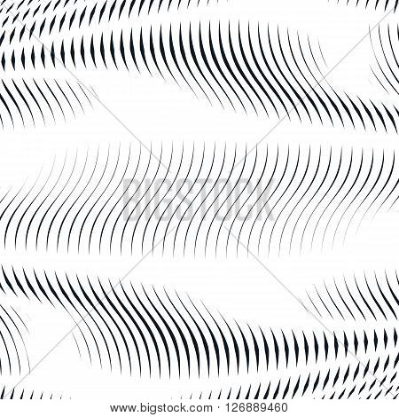Abstract lined background optical illusion style. Chaotic lines creating geometric pattern with visual effects.