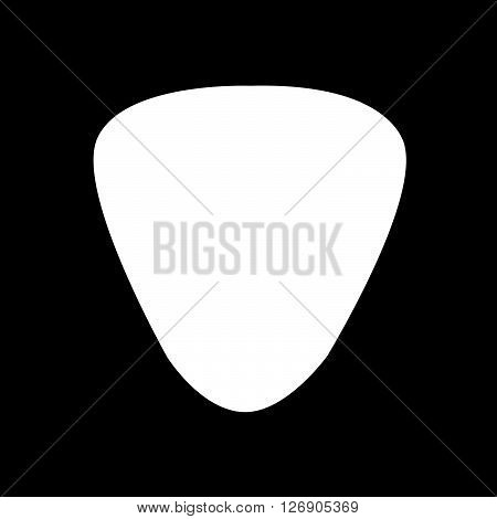 an images of Guitar pick icon Illustration design