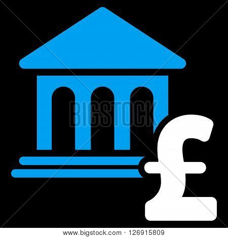 Museum Pound Payment vector icon. Museum Pound Payment icon symbol. Museum Pound Payment icon image. Museum Pound Payment icon picture. Museum Pound Payment pictogram. Flat museum pound payment icon.