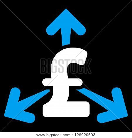 Spend Pound Money vector icon. Spend Pound Money icon symbol. Spend Pound Money icon image. Spend Pound Money icon picture. Spend Pound Money pictogram. Flat spend pound money icon.