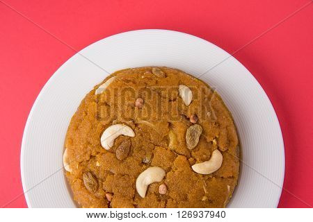 Moong Dal Halwa - a sweet dish from India, Indan Sweet Halwa made from Moong Dal, moong dal sweet sheera or shira cooked in pure ghee