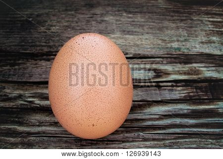 Easter Eggs On Wooden Background