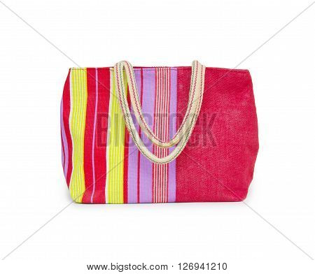 summer bag isolated on the white background