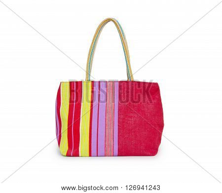 summer bag isolated on the white background