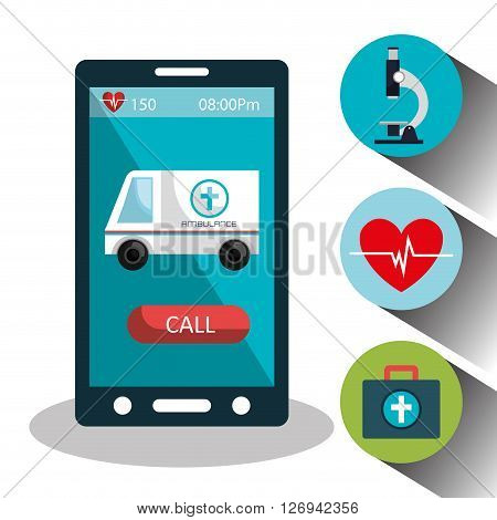 health technology design, vector illustration eps10 graphic
