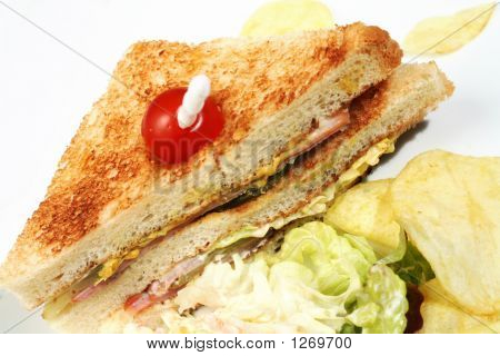 Club Sandwich con insalata