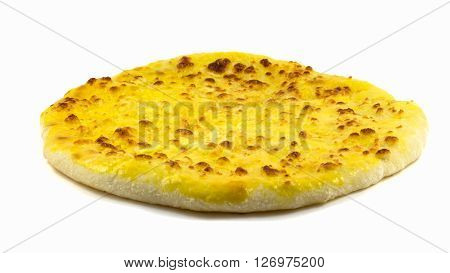 Georgian cuisine - khachapuri with cheese, food.